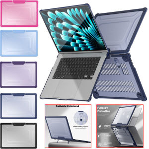 Shockproof Case Stand Full Cover For Apple MacBook Pro 13 inch M1 M2 A1706 A1708 A1989 A2159 A2289 A2251 A2338 Laptop