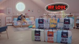 Seprai My Love Sprei My Love Katun Twill Single 120 x 200 Tinggi 30 cm Sprei Katun Sprei Lembut Sprei Tebal Sprei Premium Terlaris