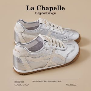 La Chapelle | Giày Thể Thao Mùa Hè Phong Cách Cổ Điển Bạc