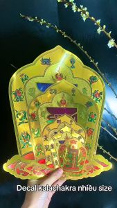 [Nhiều size nhất] COMBO 5 Miếng dán Thời Luân Kim Cang Kalachakra Mật tông Tâm Ý