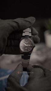 Jam Tangan Wanita Alexandre Christie Classic AC 8697 LDBIPBA Black Dial Black Stainless Steel Strap