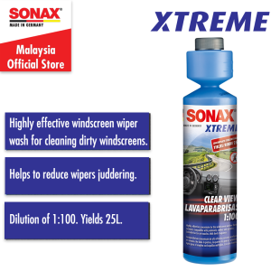 Sonax Xtreme Clearview Wiper Wash 1:100 Concentrate 250ml