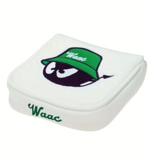 2025 Summer Golf Club Covers with Embroidered Logo White Green Durable Fabric for Club Protection Style Golf Putter Cove rGolf
