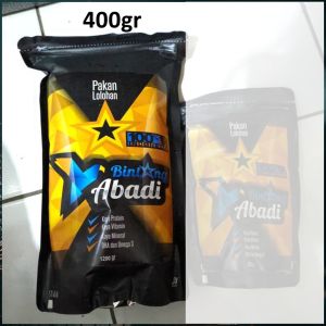 Paket Grosir 5 Pack Pakan Bubur Lolohan Burung Paruh Bengkok Bintang Abadi 400 Gram