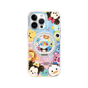 Masfeil Disney Collaborative Apple 15Pro Max Phone Case Rotatable Magnetic Absorption Stand Full Protection Anti-Fall