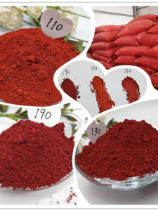 New Rock Synthetic Red Pigment Powder 100g for Oil Painting Clay Brick Exterior Wall Paint Oxide Iron Colorant Traditional Chinese Painting