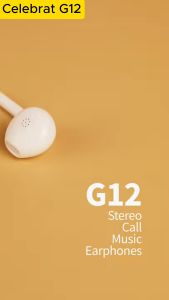 CELEBRAT G12 HIFI Music Stereo Earphone Headset 3.5mm Audio Jack Heavy Bass
