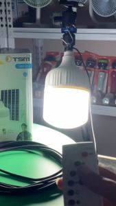 ไฟตุ้มโซล่าเซลล์ รุ่น TSM-610 หลอดไฟโซล่าเซลล์ หลอดจัมโบ้ ไฟโซล่าเซลล์ โซล่าเซลล์ ไฟพลังงานแสงอาทิตย์ ไฟตั้งแคมป์ 100W