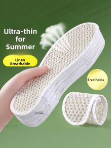FASHEHAN | Ultra-Thin Summer Shoe Inserts Linen Breathable Hollow Out Design Mens and Womens Style Available Comfortable Footwear