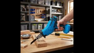 Cordless Electric Reciprocating Saw Handheld Tool for Wood DIY Construction Projects No Battery Included Lightweight Durable