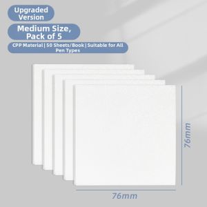 SANNIANERBAN | Pearlescent Transparent Adhesive Notes for Students Water-resistant