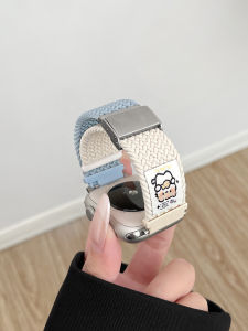 YUNDINGCHUANGXIANG | Magnetic Woven Watch Band For Apple Watch Series 6/7/8/9 and SE3