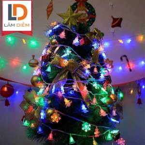 ĐÈN LED CHỚP ĐỎI MÀU NHIỀU KIỂU TRANG TRÍ CÂY THÔNG NOEL TẾT