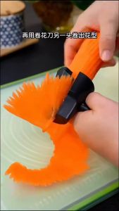 Alat Pemotong Sayuran / Wortel Spiral Cutter / Spiral Cutter Corong / Bentuk Spiral Stainless Steel