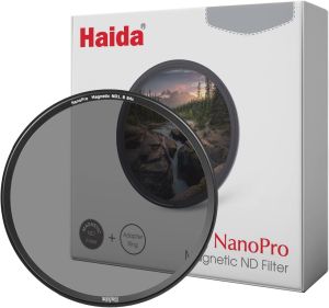 Haida NanoPro Magnetic ND1.8 ND64 6-Stop Camera Lens Filter with Adapter Ring 52mm 55mm 58mm 62mm 67mm 72mm 77mm 82mm