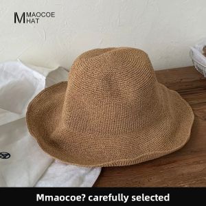 MMAOCOE | Outdoors Breathable Multi-matching Sun-blocking Foldable Small Face-Enhancing Straw Hat