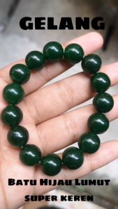 Gelang Giok Hijau Lumut Natural: Manfaat & Keunikan