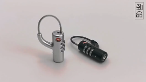 BETTERFORM Anti-Theft Portable Cable Luggage Lock Waterproof TSA Customs Lock Padlock with Steel Cable Code Lock Combination Lock