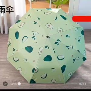 UV Protection Automatic Rain Fruit Design Umbrella Sunny Umbrella Folding umbrella