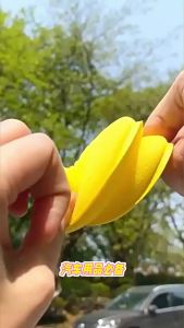 12Pcs Round Polishing Sponges for Car Wax Applicator Pad High Density Cleaning Sponge Auto Detail Washing Car Cleaning Tool