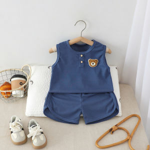 Tagkita | Kids Vest Set Short Sleeve T-Shirt and Shorts Two-Piece