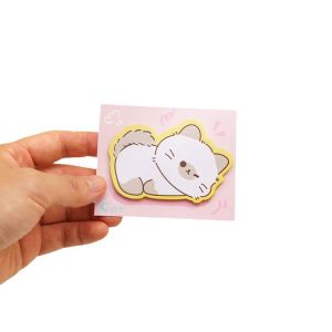 Cartoon small animal sticky note cute and unique shaped with high appearance and tear off adhesive leaving a message n times