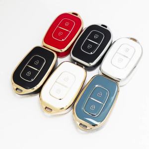 2 Buttons New Key Ring Case Cover Shell for Renault Clio Modus Clio Dacia Sandero Logan Duster Dokker 2021 2020 2019 Accessories
