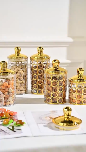 Airtight Storage Jars Moisture-proof Food Storage Jars with Lids Plastic Acrylic Jar