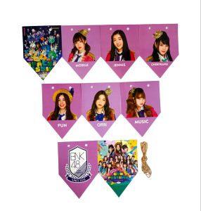 ธงแขวน ติดผนัง ลาย Blackpink  Twice ไบท์วิน Treasure  บีเอ็นเค  ราคา 50 บาท