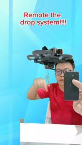 Universal Drone Air Dropper System Max 500m Distance Wedding Delivery Device Transport Rescue Remote Thrower Compatible