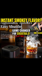 [SG Stock] Electric Whiskey Smoker Kit with Built-in Lighter | 7-in-1 Rechargeable Cocktail Smoker | Includes 6 Wood Chips | Old Fashioned Drink Infuser for Spirits & Bourbon