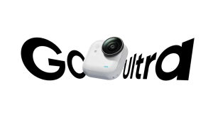 Insta360 GO Ultra - Tiny Hands-Free 4K Action Camera Mount Anywhere Lightweight Portable Low Light FlowState Stabilization 200min Battery 33ft Waterproof Cycling Running Vlog Cam