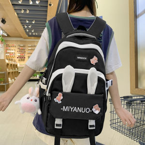 OUDENGPAI | 2024 New Girls Backpack High Aesthetic Value Large Capacity Elementary School Students Double Shoulder Bag Sweet College Style