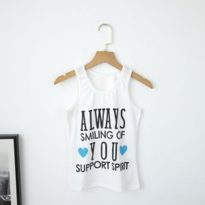 เสื้อยืดแขนสั้นเด็กหลายสไตล์เด็กผู้หญิง เสื้อกั๊ก ระบายอากาศได้ดี คอกลม การ์ตูน พิมพ์ ฤดูร้อน เสื้อสําหรับเด็กอายุ 4-8 ปี