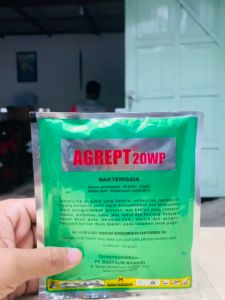 Bakterisida AGREPT 20WP isi dari Mastilin Mandiriisi