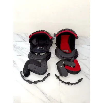 Busa helm NHK R6 fullset kancing besi - busa pipi - busa leher - busa kepala /busa helm NHK R6 1set