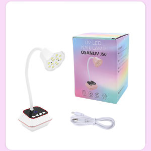 DianaBeauty UV Led Nail Lamp Desktop Rechargeable Nail Dryer with 3 Timer Settings and Auto Sensor Portable UV Light Nail Tools