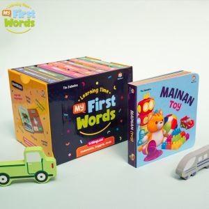 Mini Boardbook Learning Time My First Words Ziyad Books