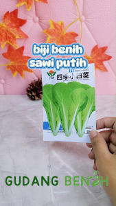 [EKONOMIS] Benih Sawi Putih Lengkap / Bibit Sayuran Sawi Isi 500 (KEMASAN PABRIK)