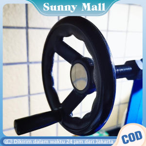 12 * 100mm Hand Wheel Dengan Gagang Putar Untuk Mesin Milling Handle Mesin Milling Setang