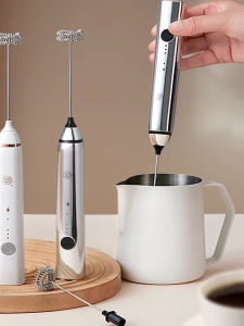 Hero Twin Electric Handheld Milk Frother Coffee Foam Maker 400 times Home Use Espresso Barista Tool Stainless Steel