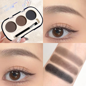 Phấn Kẻ Lông Mày Ba Màu Chống Thấm Nước Chống Mồ Hôi Kem Lâu Trôi Dành Cho Người Mới Bắt Đầu Kem Tăng Cường Lông Mày Cho Nữ 6G