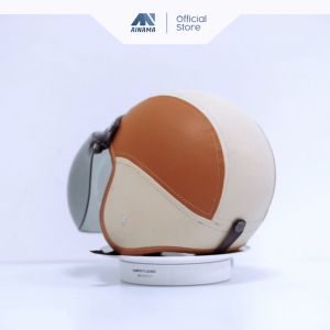 Helm Bogo Anak Retro Kids Klasik helem Standar Polos PINK MUDA PINK TUA