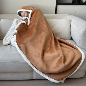 Warm Multifunctional Blanket With Hood