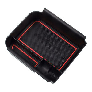 For Volkswagen VW Golf 8 Mk8 2019~2025 Car Armrest Storage Box Center Console Co-pilot Layered Pocket Organizer Case Accessories