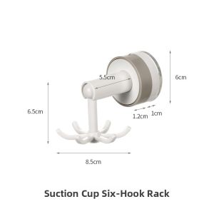 FaSoLa | Multi-functional Suction Cup Hook with Rotating Claw for Wall Storage