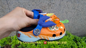 CrocsFanClub – Pb375 - Sục cross trẻ em 7 viên ngọc rồng siêu nhẹ kèm charm như ảnh size C7-J3