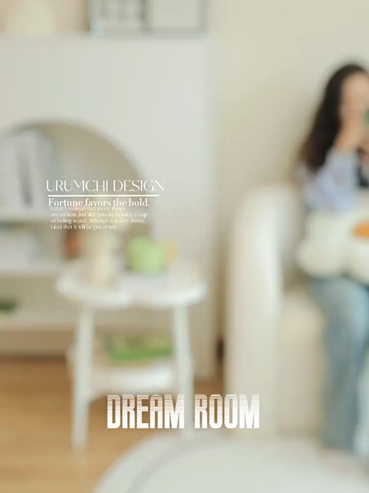 Di samping meja sofa meja kelopak desain lapisan ganda dengan rak penyimpanan ruang tamu kamar tidur