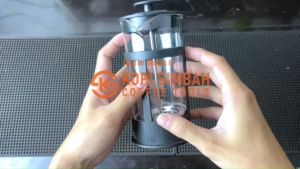 French Press ONE TWO CUPS Coffee Tea Maker 350 ml Alat Seduh Teh Kopi Pres Plunger Manual Brew