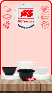 {MSV} Plastic Bowls Microwavable (345ml-625ml) for Soups Desserts BPA Free Durable Reusable MS 350 MS W3 MS W4 MS W5